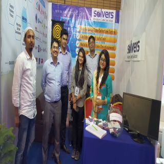 SOLVERS stall, BASIS SoftExpo 2018